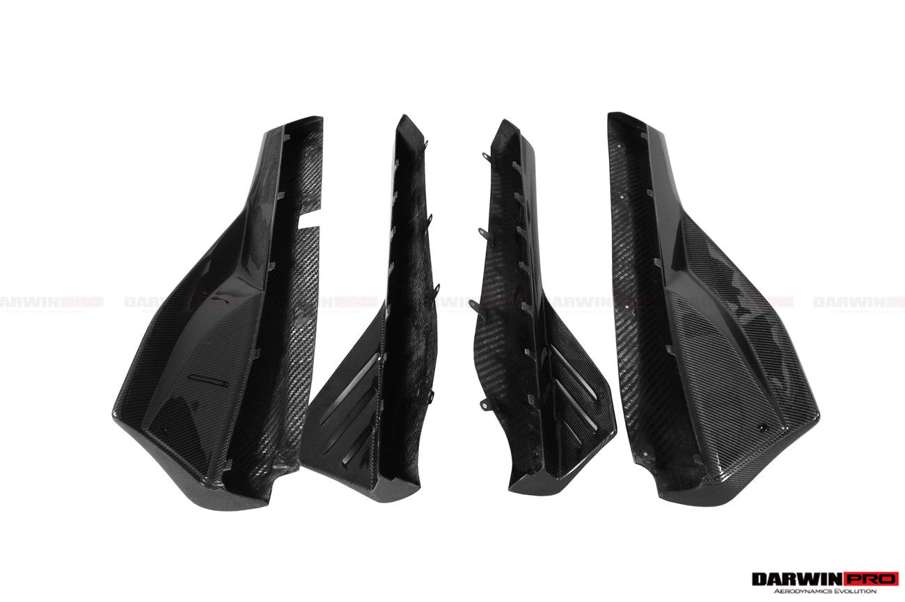 2015 - 2021 McLaren 600lt 540C 570S BKSS Style Cabon Fiber Side Skirts Under Board