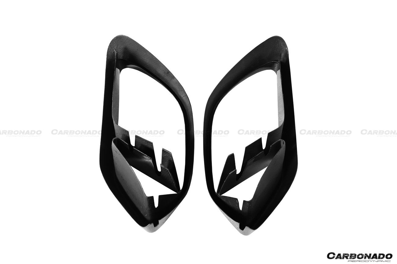 2019 - 2025 Mercedes Benz AMG GT63/S 4Door Coupe X290 BRS Style Carbon Fiber Front Bumper Vents