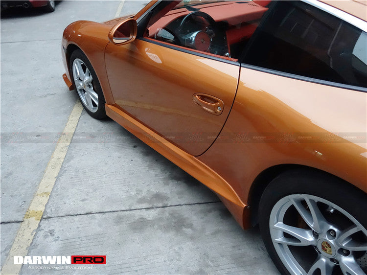 2009 - 2012 Porsche 911 997.2 Carrera S T Style Side Skirts