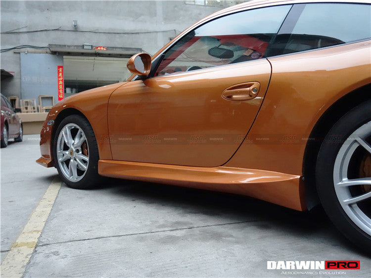 2009 - 2012 Porsche 911 997.2 Carrera S T Style Side Skirts