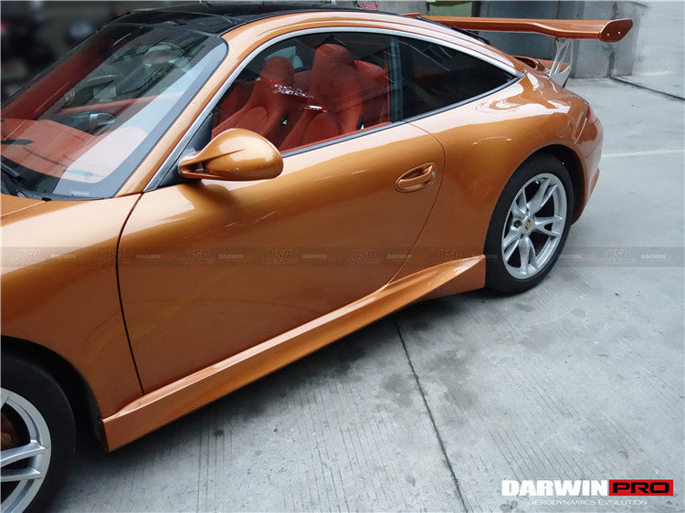 2009 - 2012 Porsche 911 997.2 Carrera S T Style Side Skirts