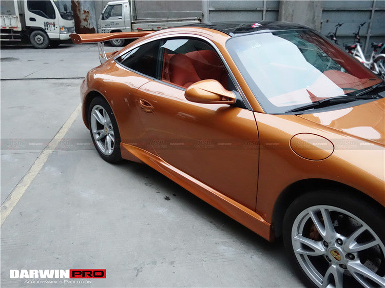 2009 - 2012 Porsche 911 997.2 Carrera S T Style Side Skirts