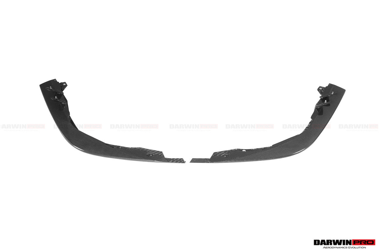 2019 - 2023 Ferrari F8 OE Style Autoclave Carbon Fiber Front Bumper Side Splitter