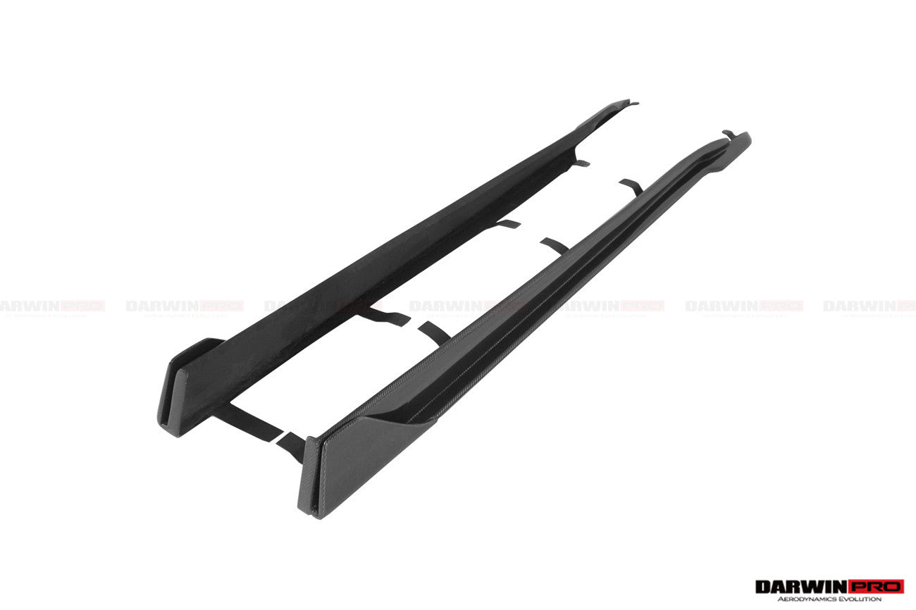 2019 - 2025 Toyota GR Supra (J29 & DB) A90 A91 BKSS Style Carbon Fiber Side Skirts