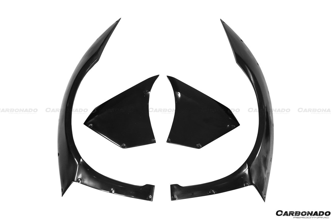 2011 - 2021 Lamborghini Aventador LP700 LP720 LP750 LP740 Coupe/Roadster DE Style Front Wide Fender Flares