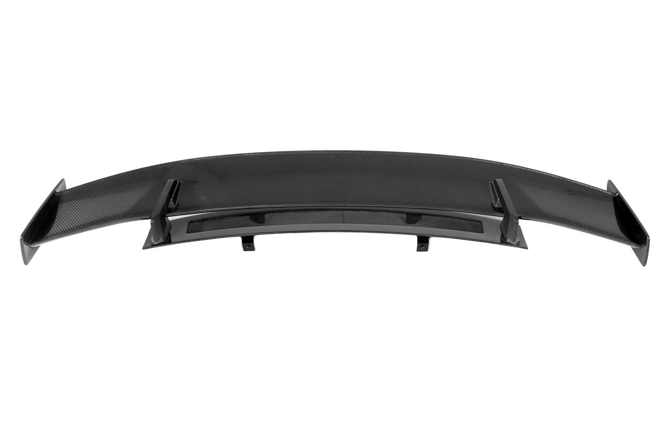 Audi R8 Gen 2 Type 4S Coupe GT Style Dry Carbon Fiber Trunk Wing with Base and Aluminum Legs 2016-2025