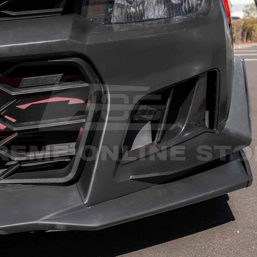 Chevrolet Camaro 5th Gen ZL1 1LE Conversion Style Unpainted Front Bumper Kit 2014-2015
