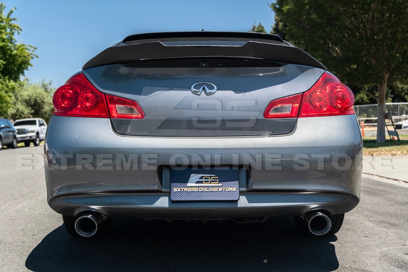 Infiniti G35 G37 V36 Sedan Muffler Delete Axle Back Exhaust Dual Burnt Tips 2007-2014
