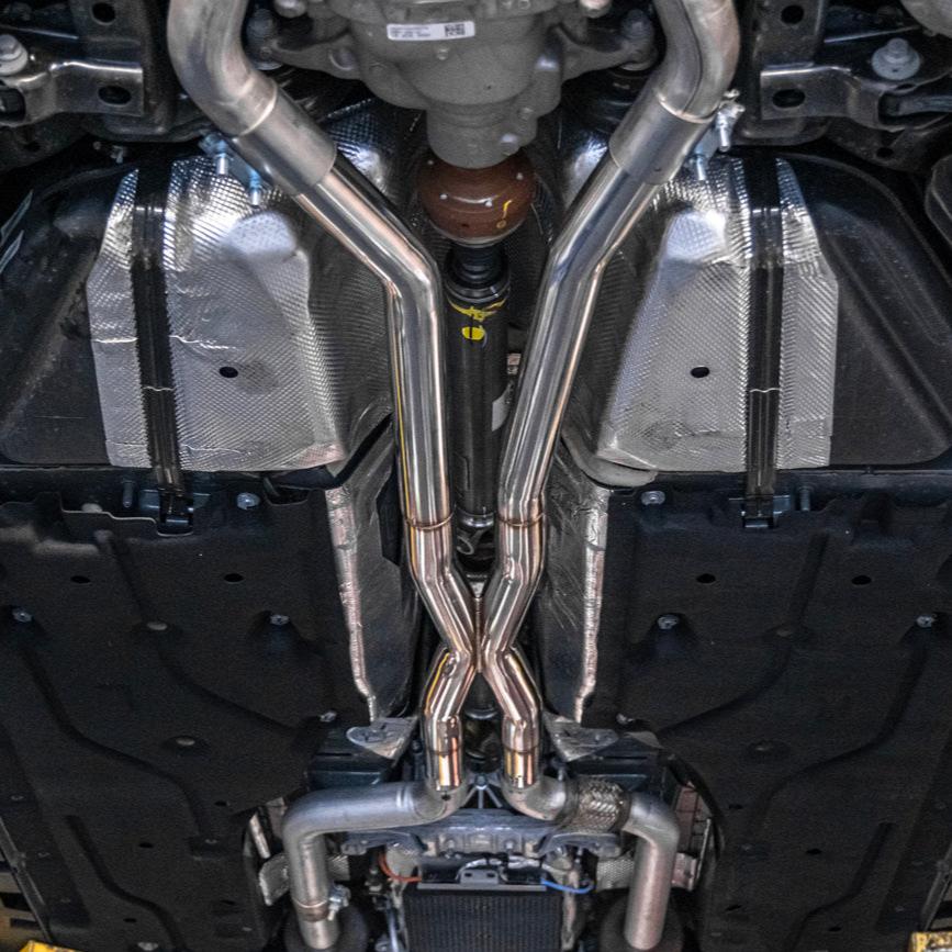 Ford Mustang S550 GT Straight Mid Pipe Exhaust 2015-Up