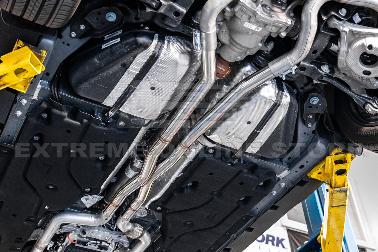 Ford Mustang S550 GT Straight Mid Pipe Exhaust 2015-Up