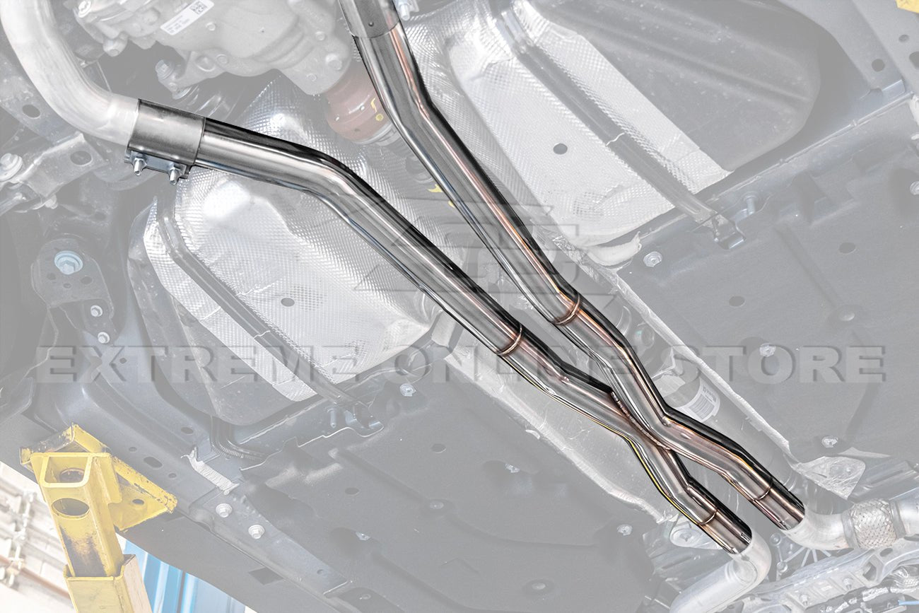 Ford Mustang S550 GT Straight Mid Pipe Exhaust 2015-Up