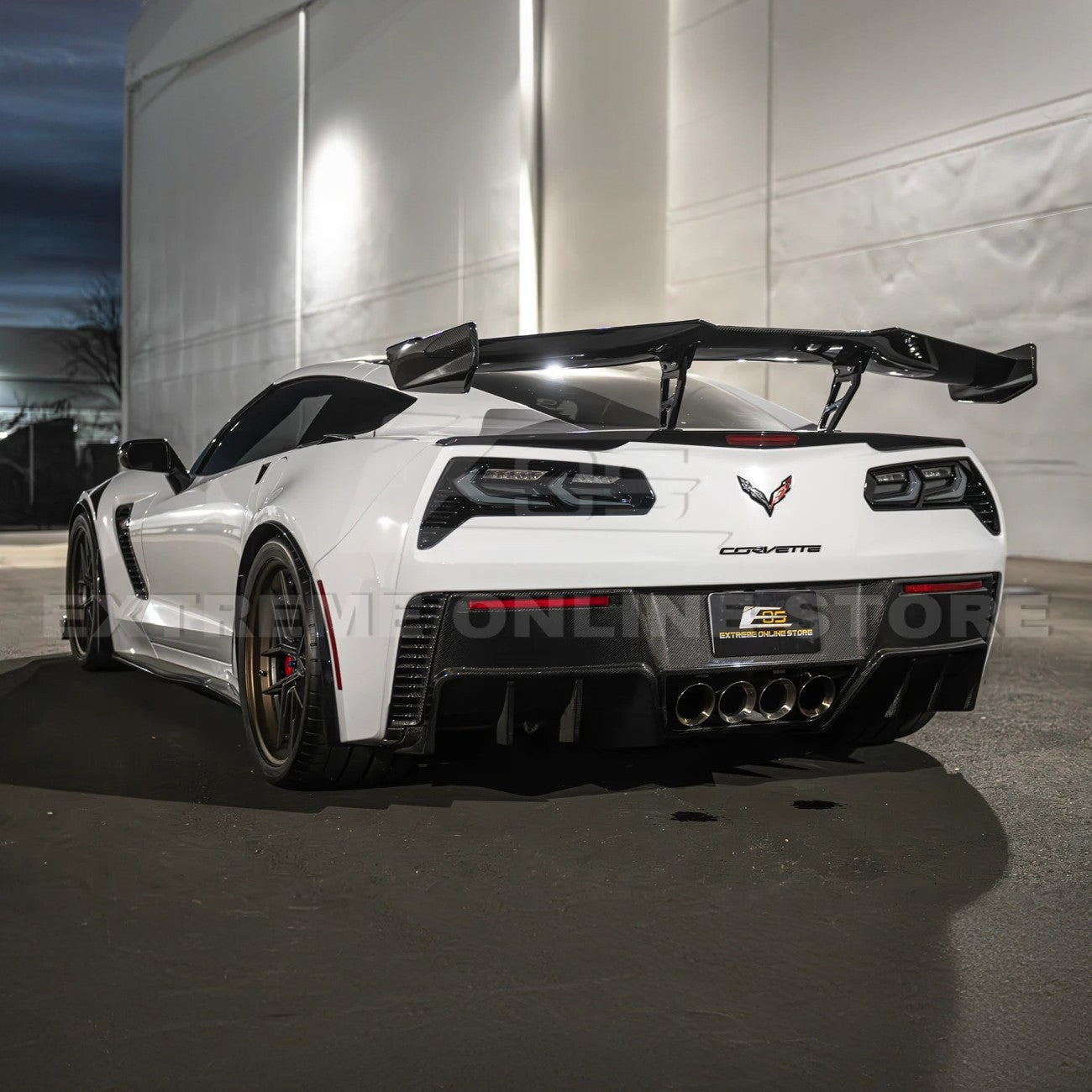 Chevrolet Corvette C7 GM Factory Style Smoke Clear Lens Rear Taillight 2014-2019