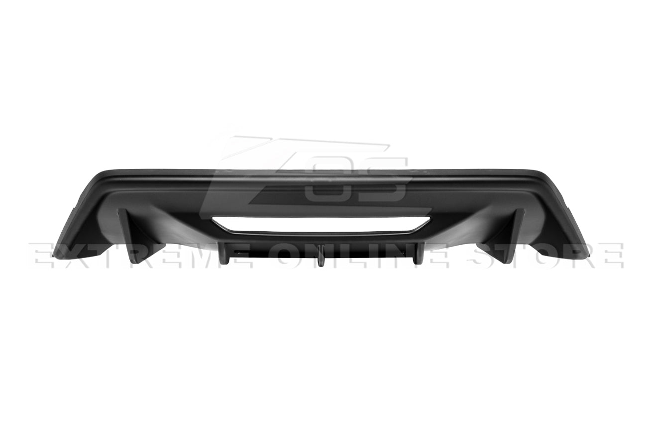 Ford Mustang S650 Performance Style Dry Carbon Fiber Rear Finned Bumper Diffuser 2024-Up