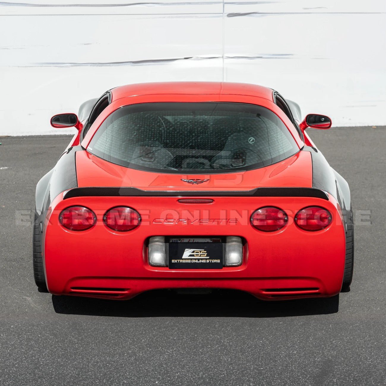 Chevrolet Corvette C5 ZR1 Style Gloss Black Front Lip Side Skirts Rear Spoiler Kit 1997-2004