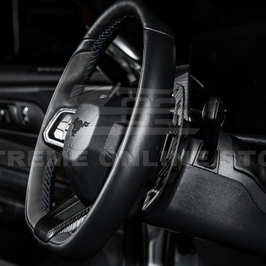 Ford Mustang S650 Carbon Fiber Magnetic Paddle Shifters 2024-Up