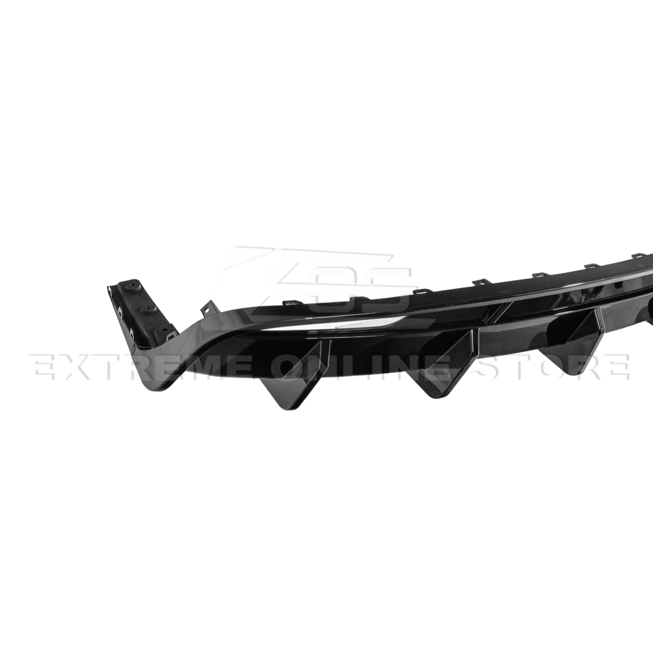 Tesla Model 3 Highland Performance Style Gloss Black Rear Bumper Diffuser Lip 2024-Up