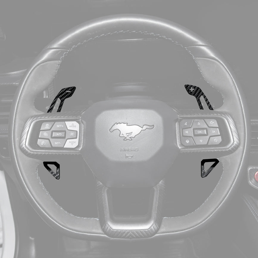 Ford Mustang S650 Carbon Fiber Magnetic Paddle Shifters 2024-Up