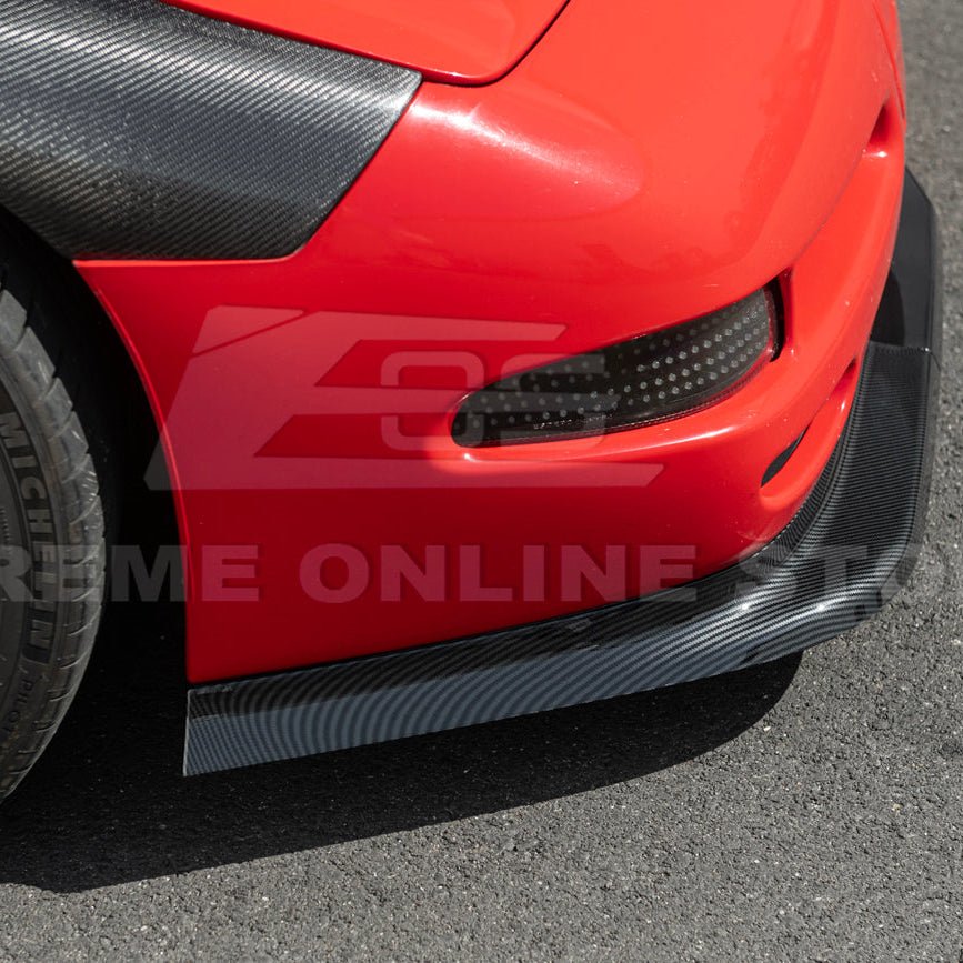 Chevrolet Corvette C5 ZR1 Style Gloss Black Front Lip Side Skirts Rear Spoiler Kit 1997-2004