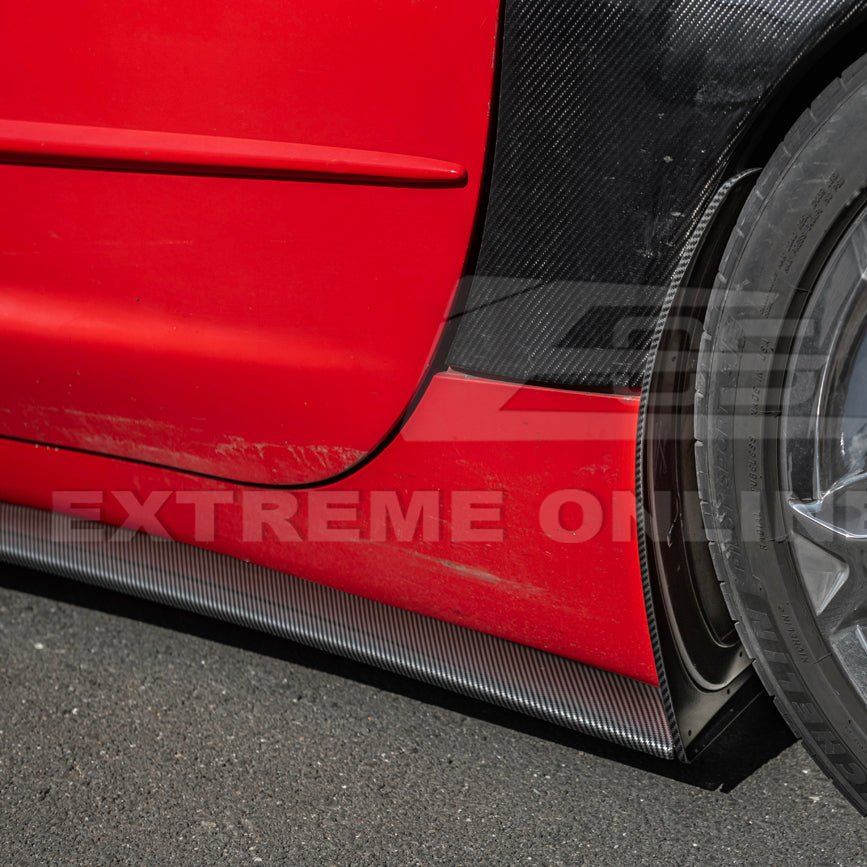 Chevrolet Corvette C5 ZR1 Style Gloss Black Front Lip Side Skirts Rear Spoiler Kit 1997-2004