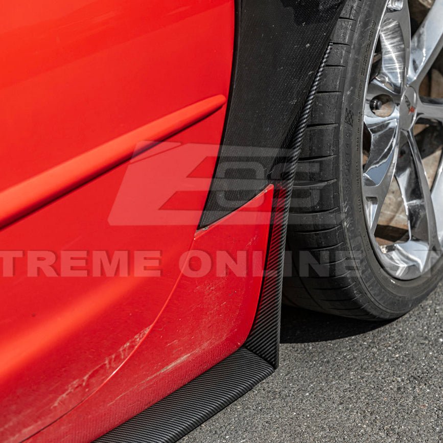 Chevrolet Corvette C5 ZR1 Style Gloss Black Front Lip Side Skirts Rear Spoiler Kit 1997-2004