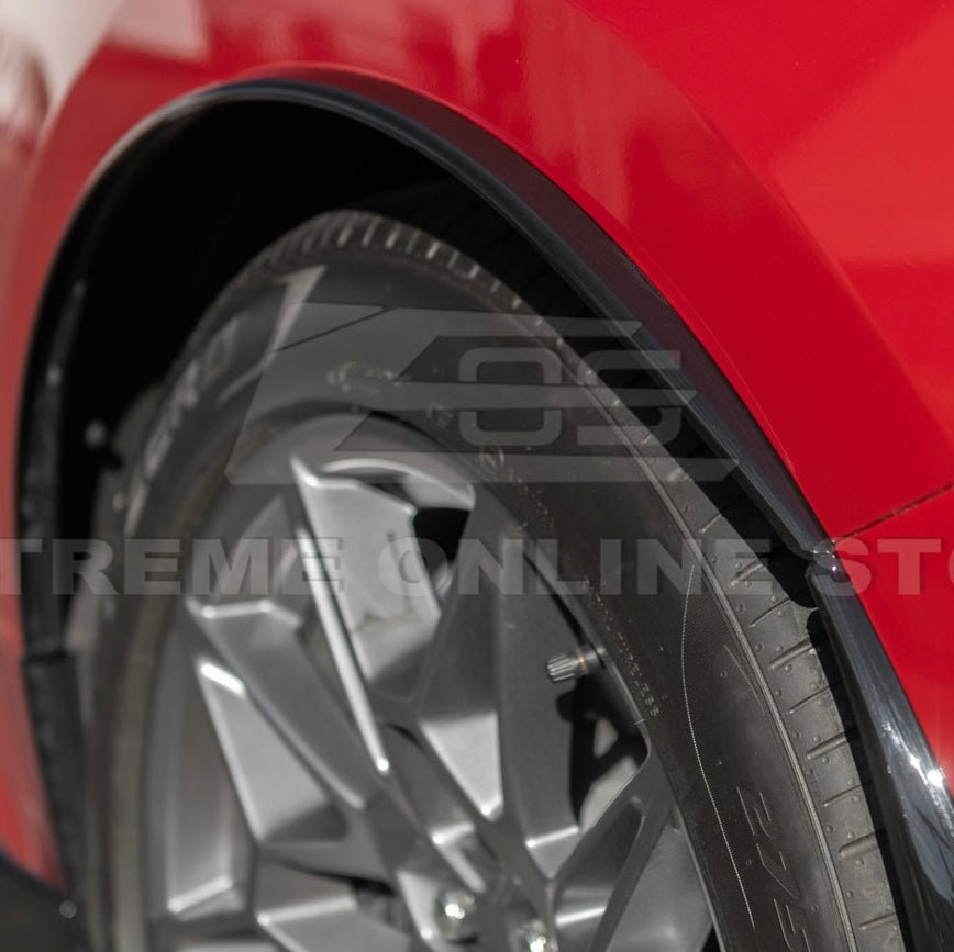 Mustang S650 Dry Carbon Fiber Rear Quarter Fender Flare Extensions 2024-Up