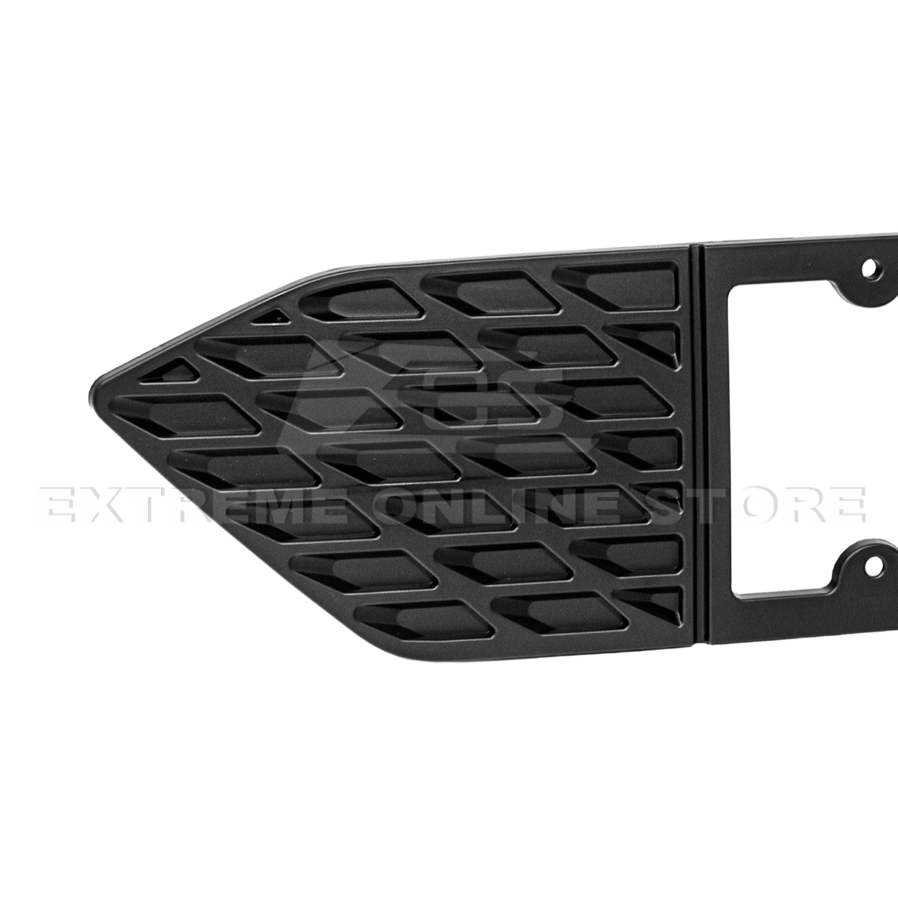 Ford Mustang S650 Matte Black Rear License Plate Frame Trim Cover 2024-Up