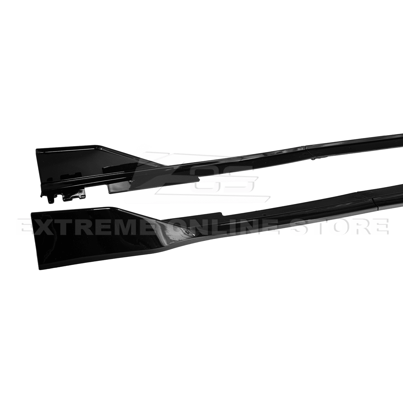 Honda Civic FE Type R Style Gloss Black Side Skirts 2022-Up