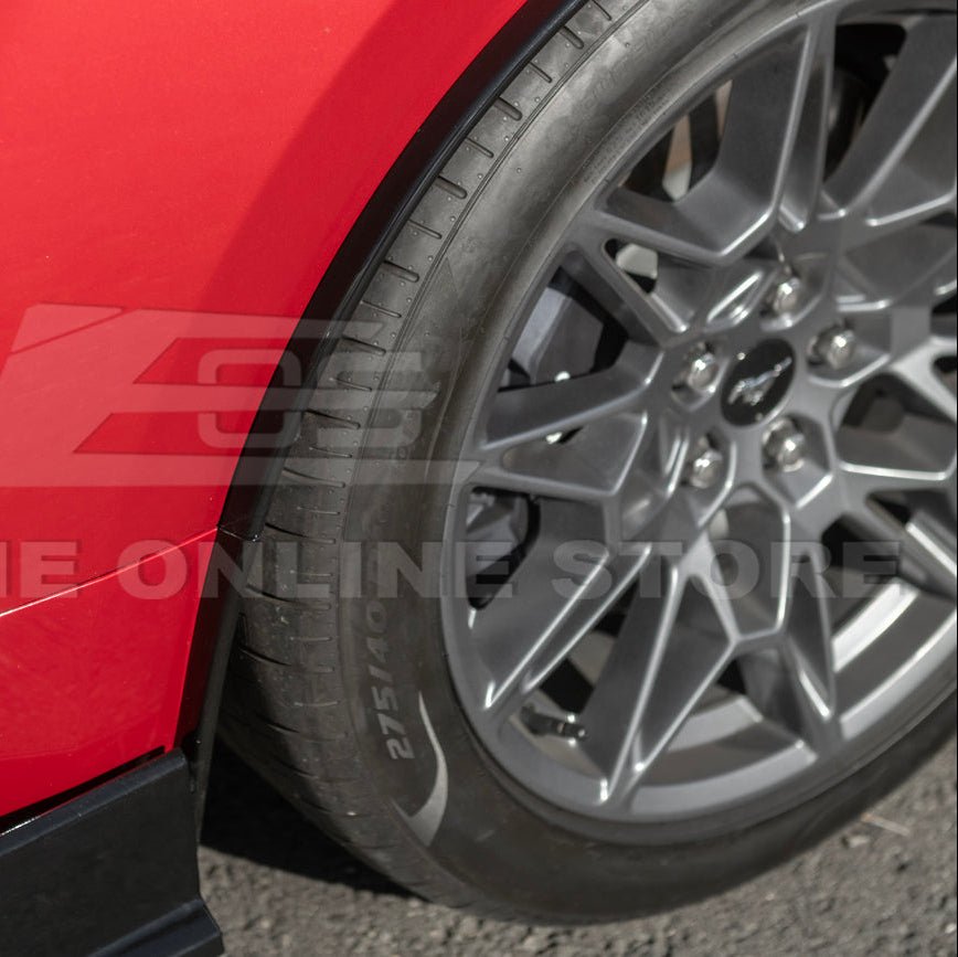 Mustang S650 Dry Carbon Fiber Rear Quarter Fender Flare Extensions 2024-Up