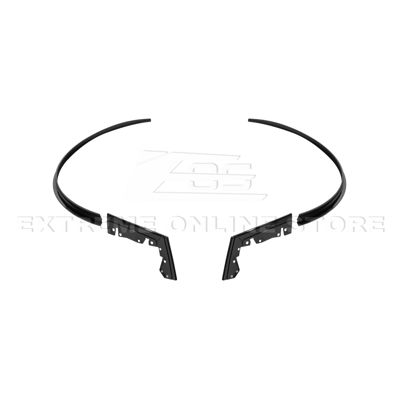 Mustang S650 Dry Carbon Fiber Rear Quarter Fender Flare Extensions 2024-Up