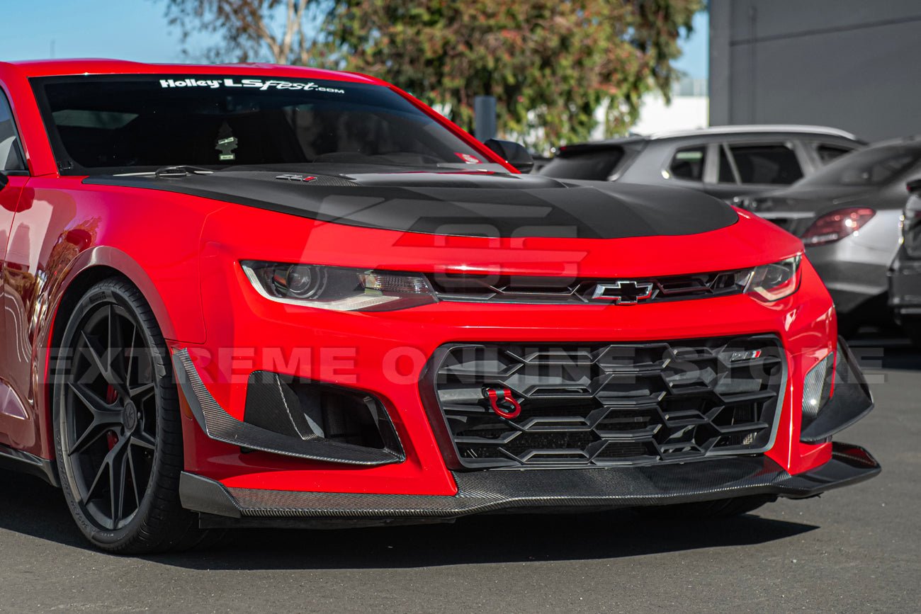 Chevrolet Camaro 6th Gen ZL1 1LE Style Carbon Fiber Front Splitter Lip 2016-2024