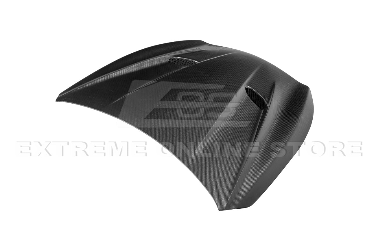 Infiniti Q50 V37 Performance Style Carbon Fiber Front Vented Hood 2014-Up