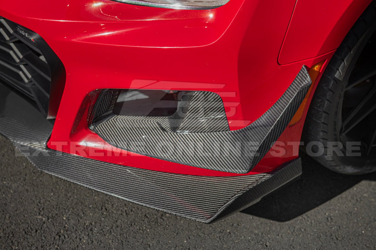 Chevrolet Camaro 6th Gen ZL1 1LE Style Carbon Fiber Front Splitter Lip 2016-2024