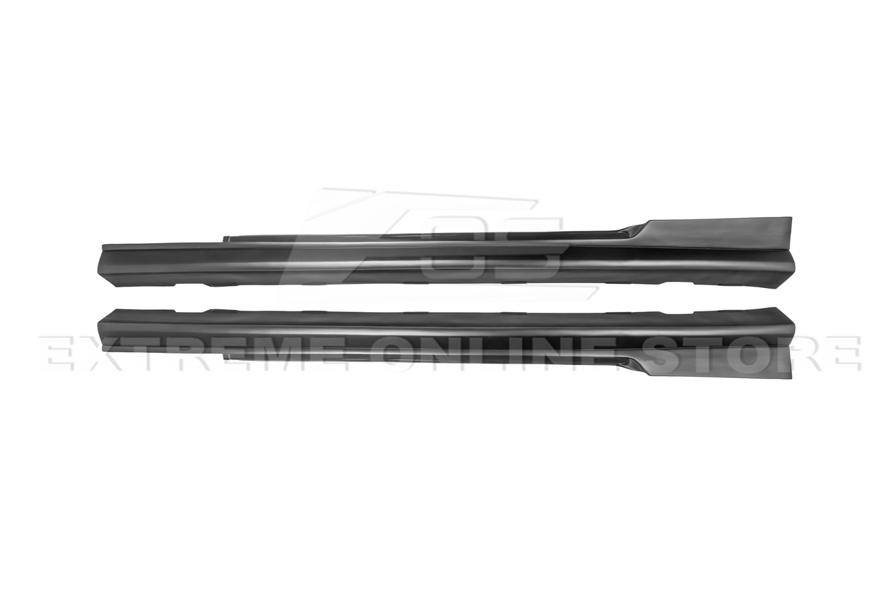 Chevrolet Camaro 5th Gen ZL1 Style Side Skirt Panel Extensions Gloss Black 2010-2015