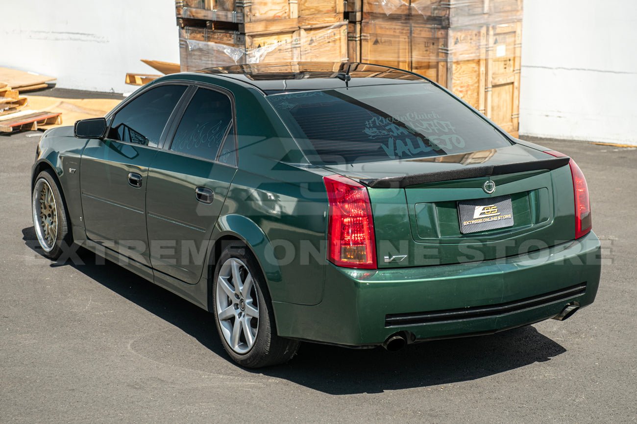 Cadillac CTS CTS-V Carbon Fiber Rear Trunk Lid Wing Spoiler 2003-2007