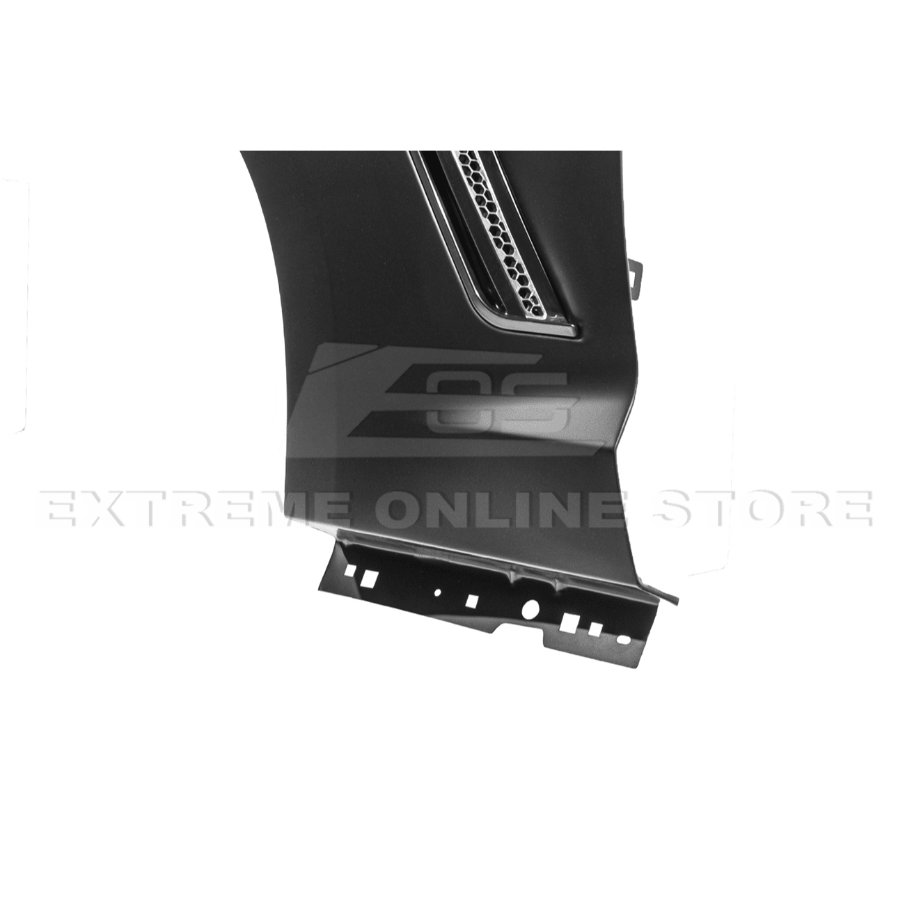 Mustang S550 GTD Style Primed Black Front Side Vented Fenders 2015-2017