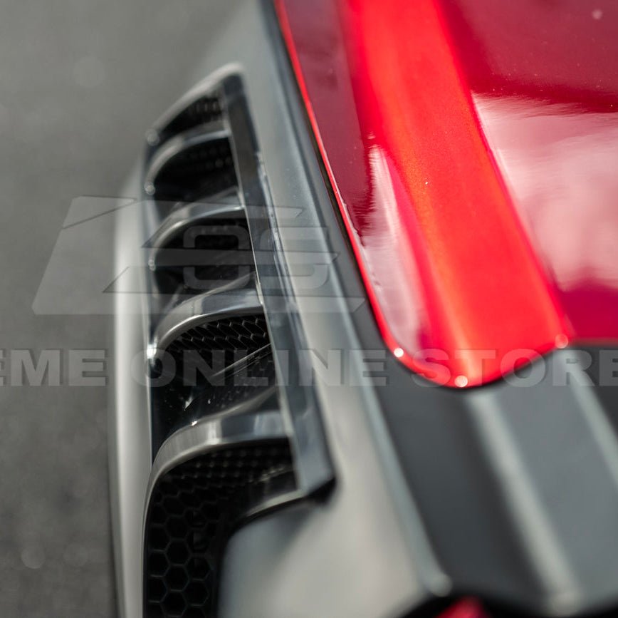 Mustang S550 GTD Style Primed Black Front Side Vented Fenders 2015-2017