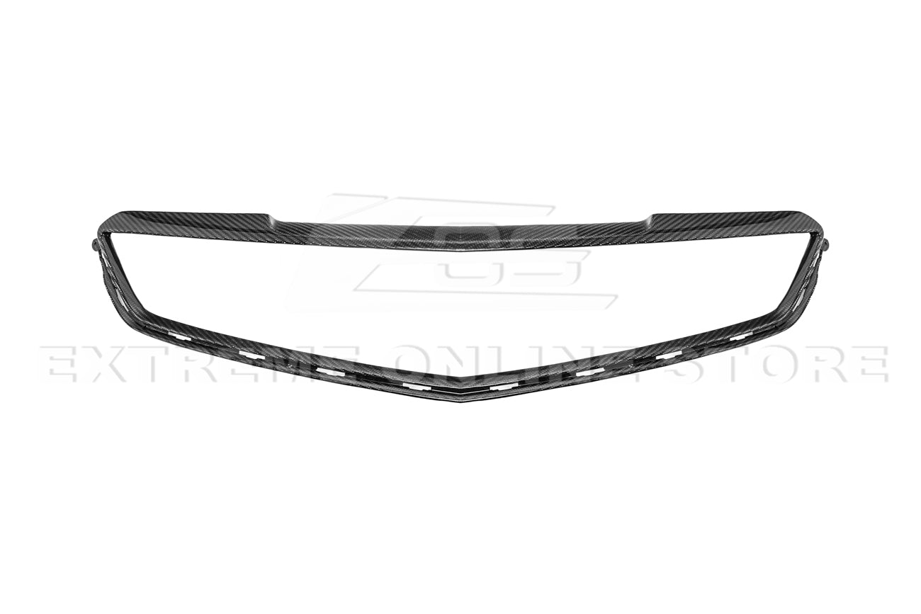 Cadillac ATS-V Gen 3 Dry Carbon Fiber Front Grille Trim Insert 2016-2019