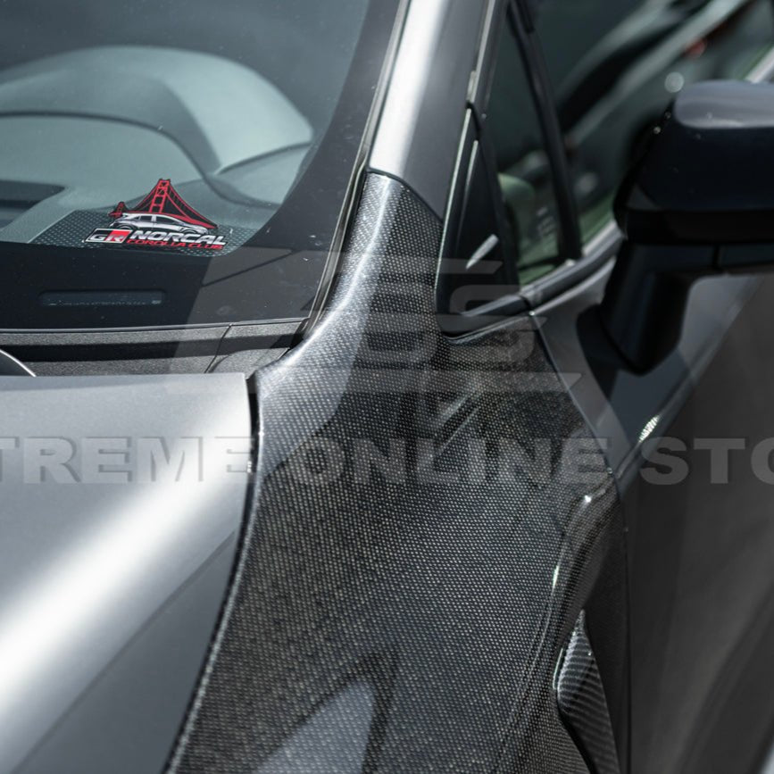 Toyota GR Corolla E210 Factory Style Carbon Fiber Front Side Vented Fenders 2023-Up