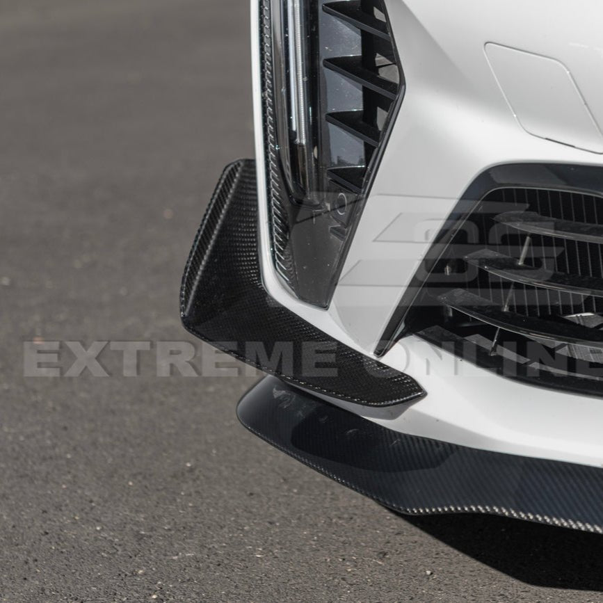 Cadillac CT4-V Blackwing Carbon Fiber Front Lip Splitter and Canards 2020-Up