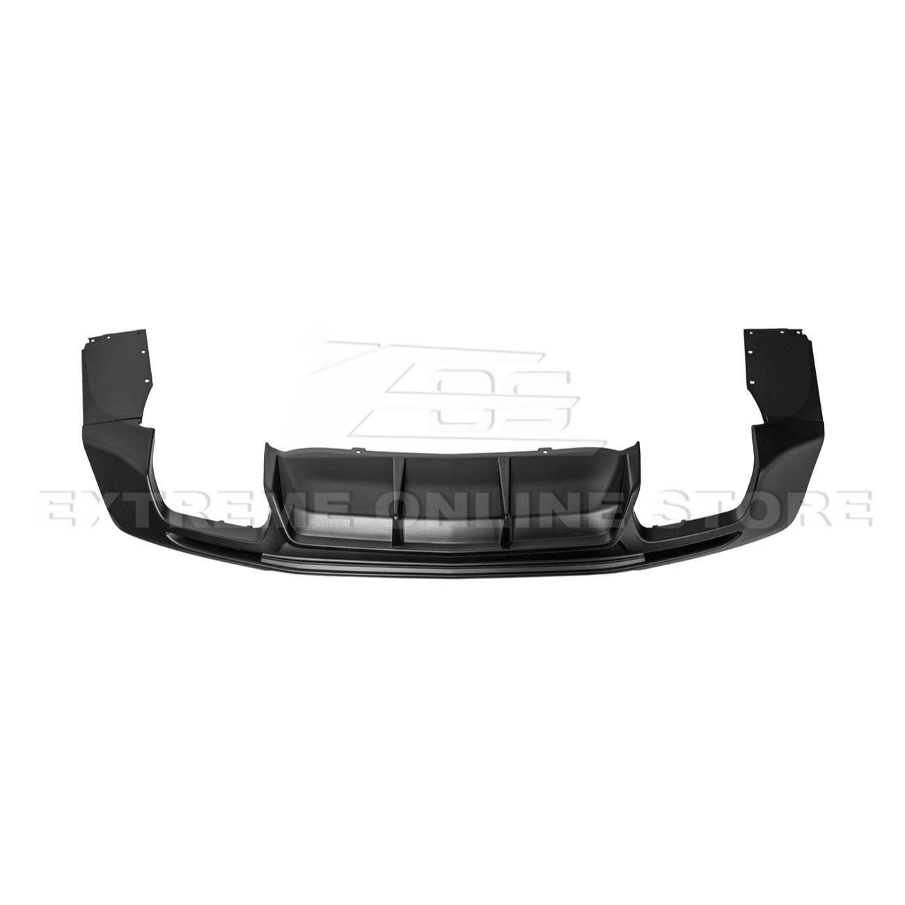 Chevrolet Camaro 6th Gen ZL1 Style Gloss Black Matte Black Rear Quad Exit Diffuser 2016-Up
