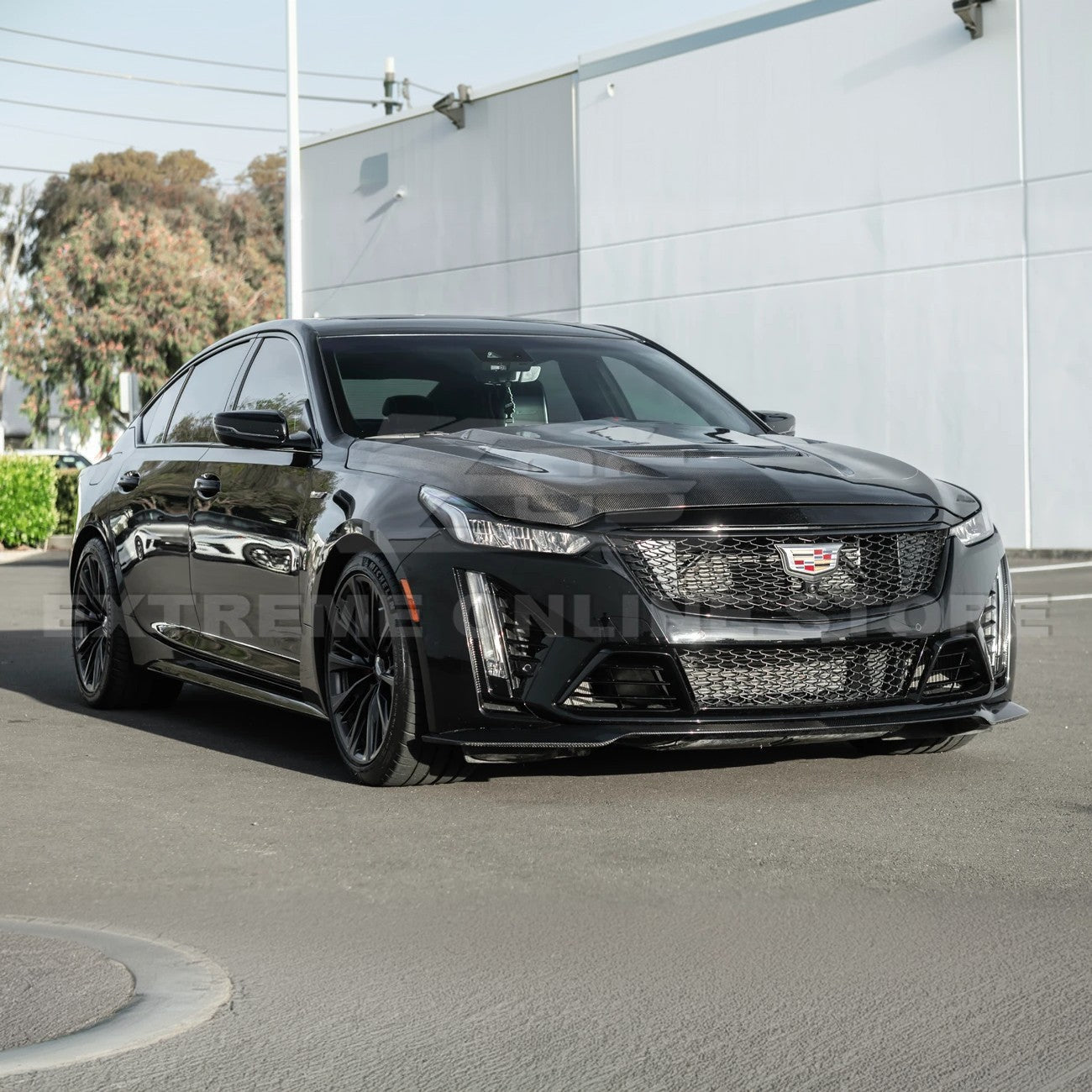 Cadillac CT5-V Blackwing Factory Style Carbon Fiber Front Lip Splitter 2022-2024