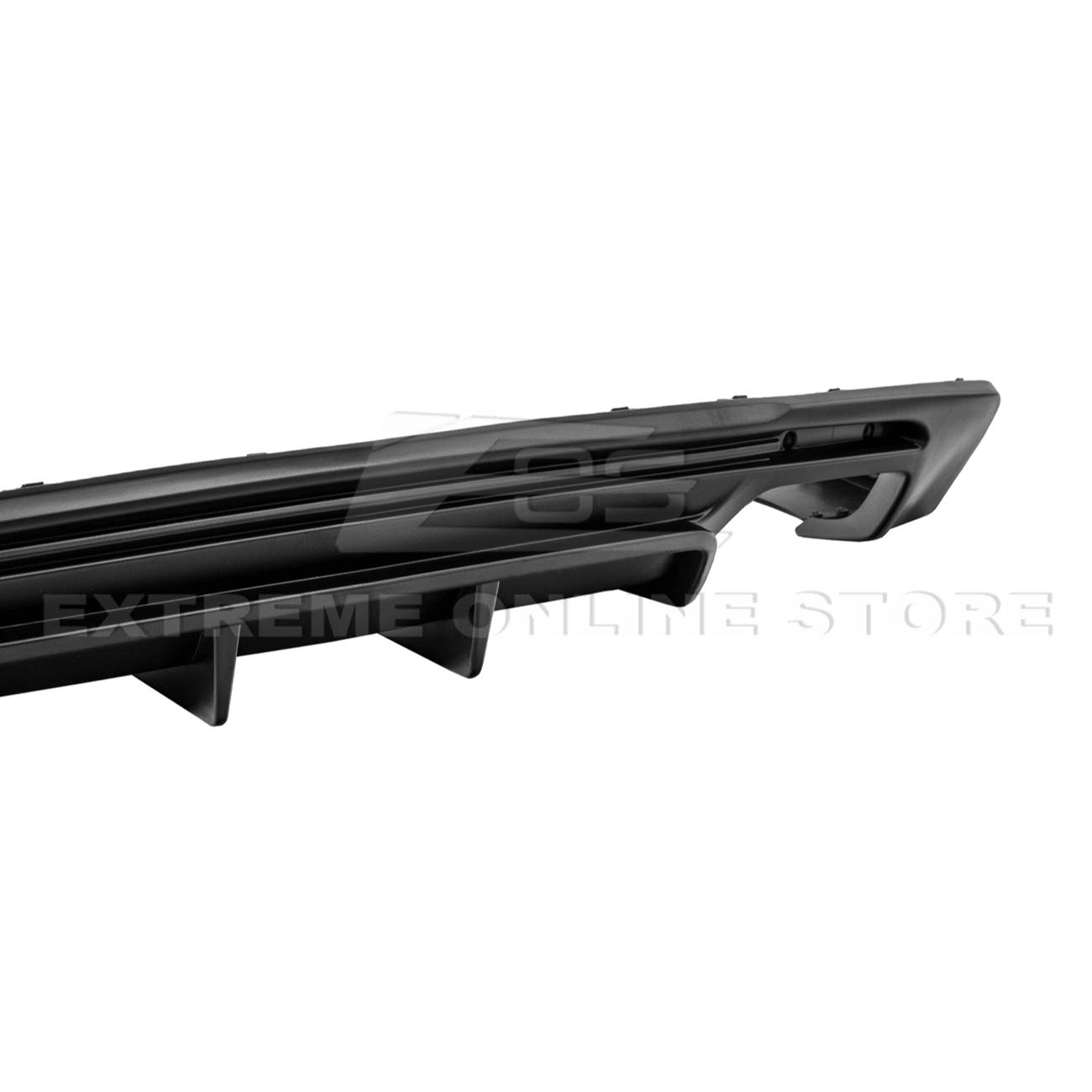 Chevrolet Camaro 6th Gen ZL1 Style Gloss Black Matte Black Rear Quad Exit Diffuser 2016-Up