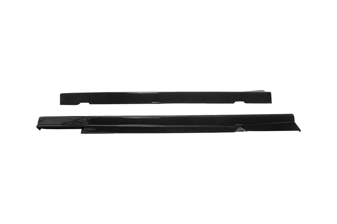 Chevrolet Camaro 5th Gen ZL1 Style Side Skirt Panel Extensions Gloss Black 2010-2015