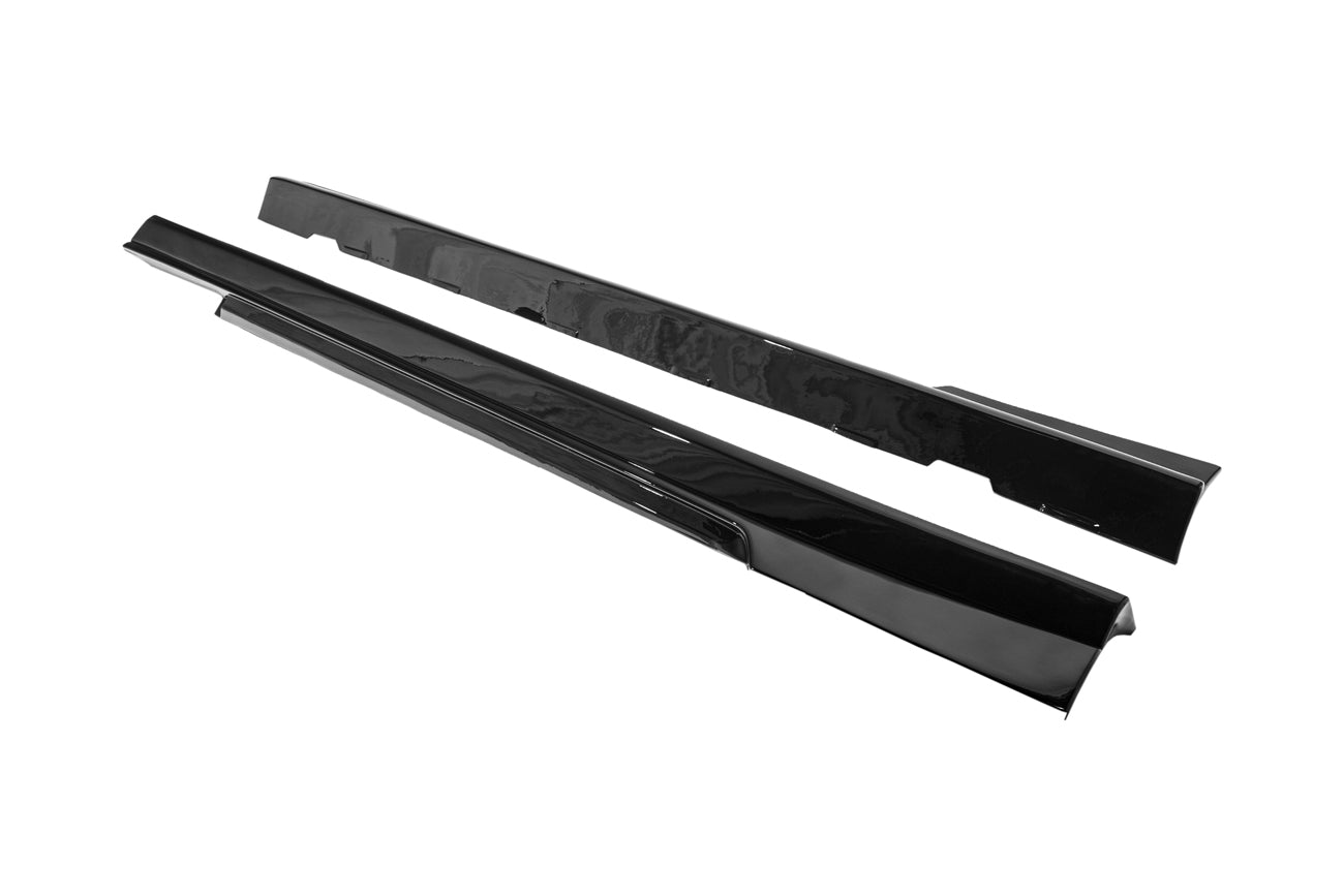 Chevrolet Camaro 5th Gen ZL1 Style Side Skirt Panel Extensions Gloss Black 2010-2015