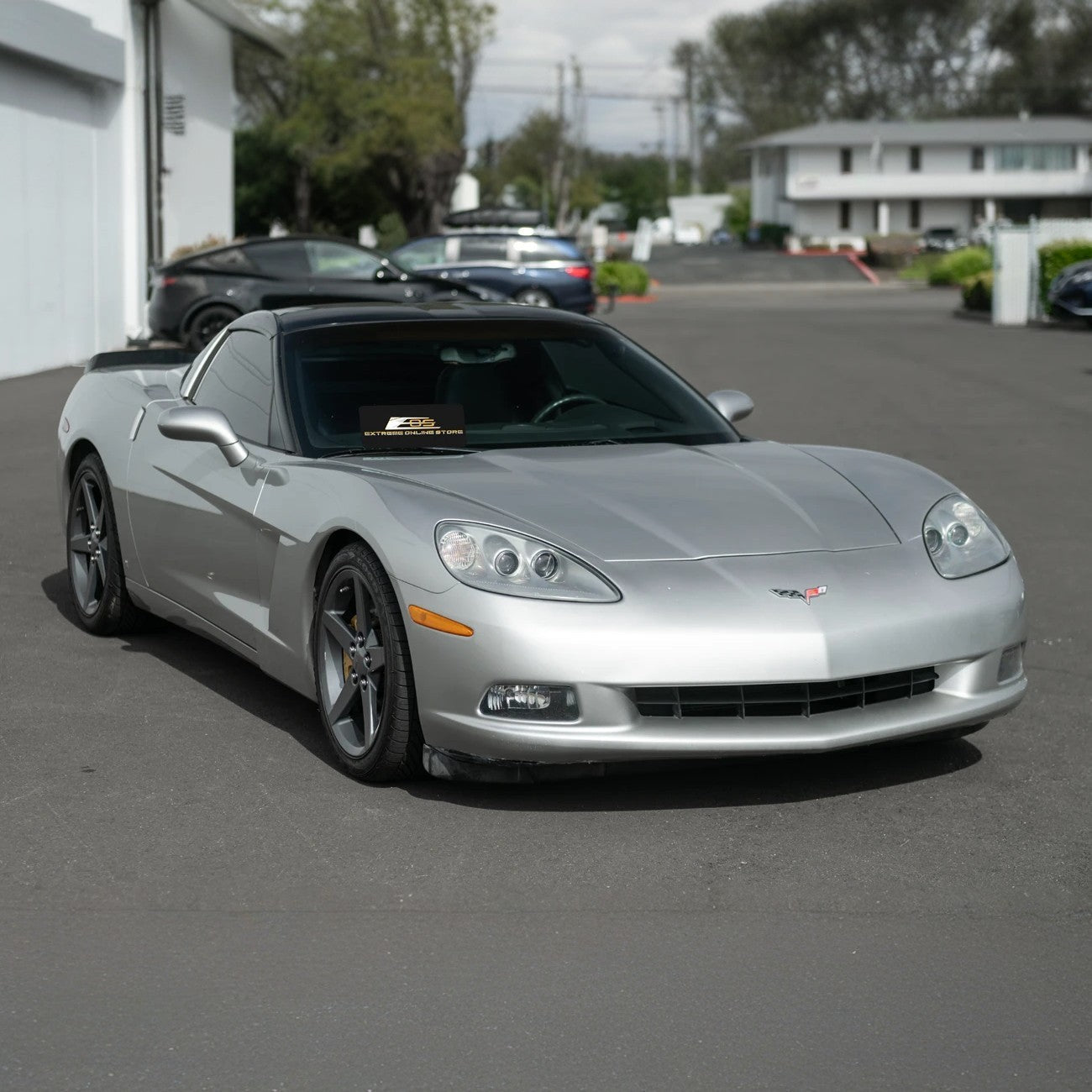 Chevrolet Corvette C6 OEM Style Clear Lens Painted Housing HID Headlights 2005-2013