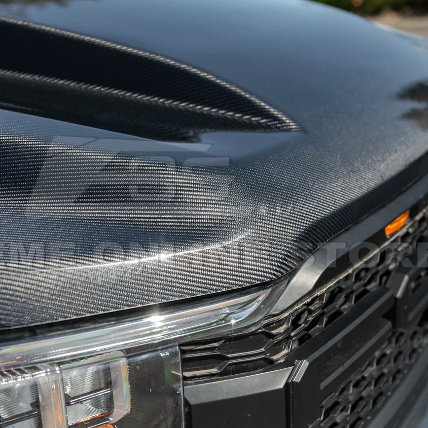 F-150 EOS Performance Carbon Fiber Cowl Hood Cover 2021-Up
