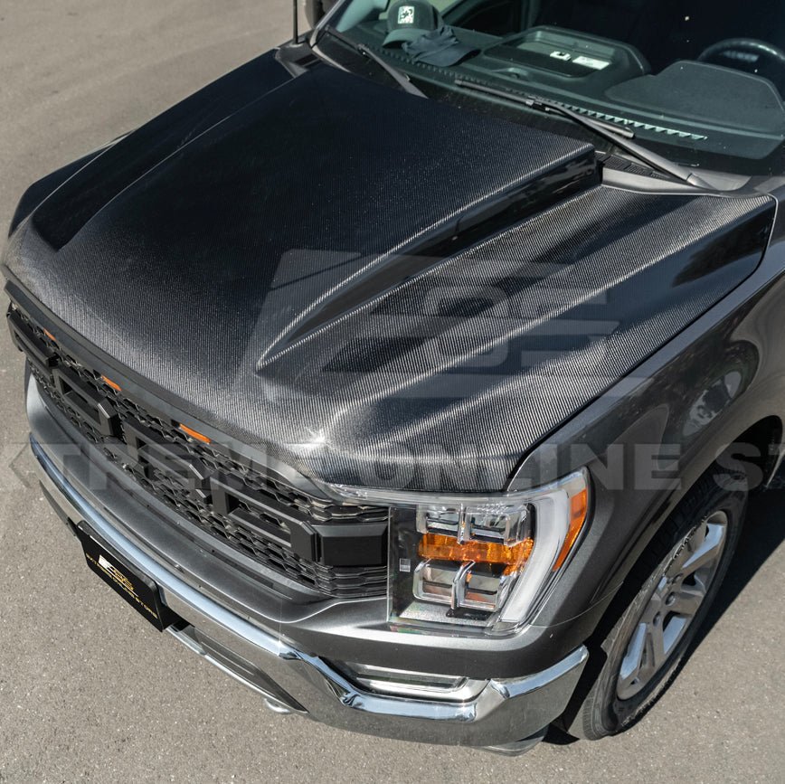 F-150 EOS Performance Carbon Fiber Cowl Hood Cover 2021-Up