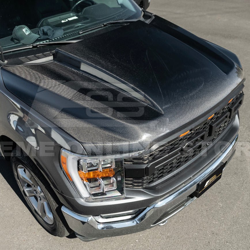 F-150 EOS Performance Carbon Fiber Cowl Hood Cover 2021-Up