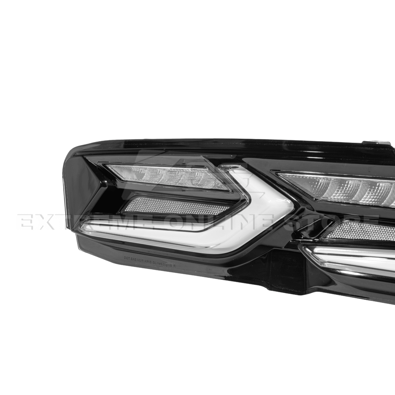 Chevrolet Camaro C8 Style Sequential LED Rear Taillights Smoke Clear Red Lens 2019-Up