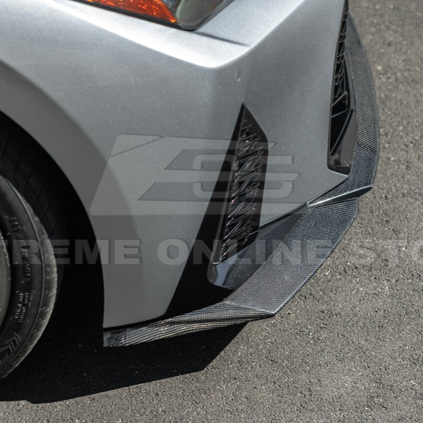 Lexus IS Series XE40 Novel Style Carbon Fiber Front Lip Splitter Side Skirts Kit 2021-Up